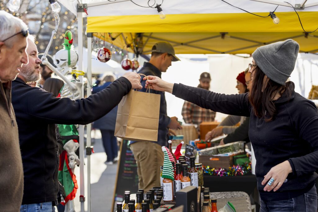 holiday market vendor