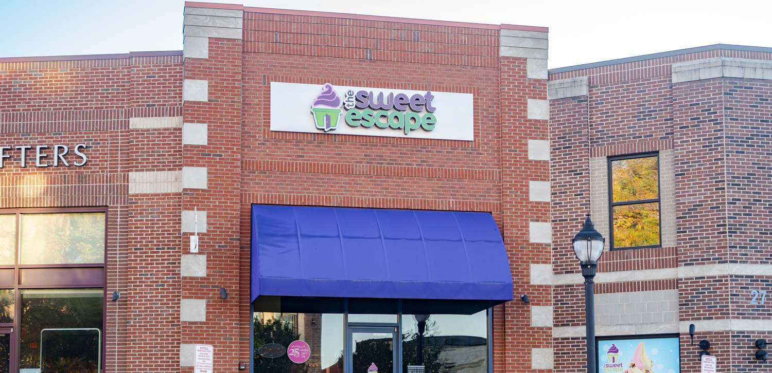 Sweet Escape Sign The Sweet Escape - Biltmore Park Town Square