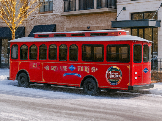 Winter Lights Trolley