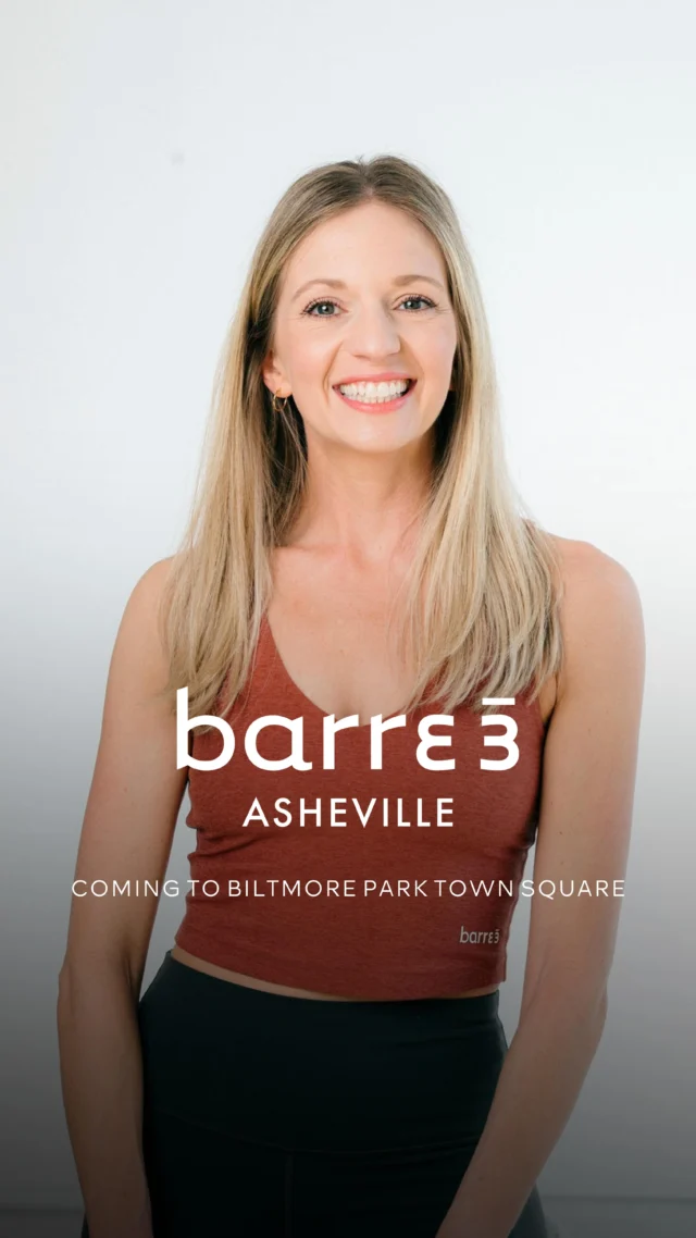 Exciting News! @barre3asheville is Coming to Biltmore Park Town Square Fall 2025! 

barre3 Asheville is bringing its unique blend of strength, cardio, and mindfulness to South Asheville. This full-body workout goes beyond your typical barre class, it’s designed to leave you feeling strong, balanced, and empowered.

Want a preview? Stop by the Wildflowers & Wellness event on May 10th to learn more about barre3 Asheville and take part in a free outdoor barre3 Signature Class from 2:30–3:15 PM on the Town Square Green, in front of the YMCA. 🔗 Tap the link in our bio to sign up for the class!

Get ready to move with intention, find your rhythm, and join a wellness-focused community right here in the heart of Biltmore Park!

📍 2 Town Square Blvd, Suite 160

#barre3asheville #BarreStudioAsheville #BiltmorePark #BiltmoreParkTownSquare #AshevilleNC #Asheville #AVLToday #AshevilleFittness