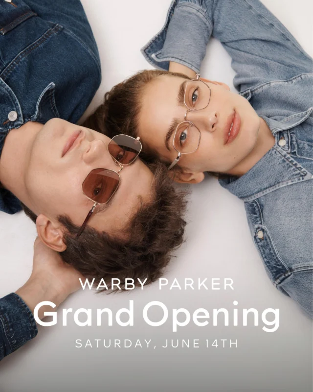 We’ve got some exciting news, @warbyparker’s Grand Opening is HERE! 🎉

Join us on Saturday, June 14th, as we welcome Warby Parker to Asheville’s Biltmore Park Town Square! They’ll be offering glasses, sunglasses, contacts, and accessories - everything you need to see and look your best.

Swing by on opening day and enjoy 15% off when you buy two or more prescription pairs. Plus, get a free custom tote with any eyewear purchase (while supplies last).

Mark your calendars, bring your friends, and celebrate their grand opening by finding your next favorite pair of frames.

📍 8 Town Square Boulevard, Suite 160, Asheville, NC 28803
🗓 Saturday, June 14th

#WarbyParker #WarbyParkerAsheville #BiltmorePark #AshevilleShopping #AshevilleNC #BiltmoreParkTownSquare